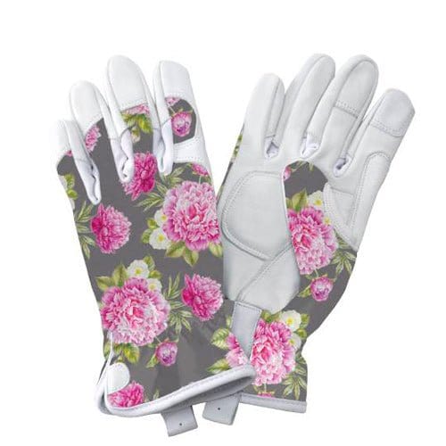 Havehandske (Peony) Grå. Str. Small - Blomsterverden